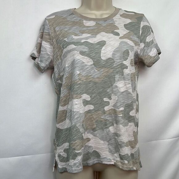 ATM Anthony Thomas Melillo cockatoo camo crew neck t-shirt size small NWT - Picture 1 of 11